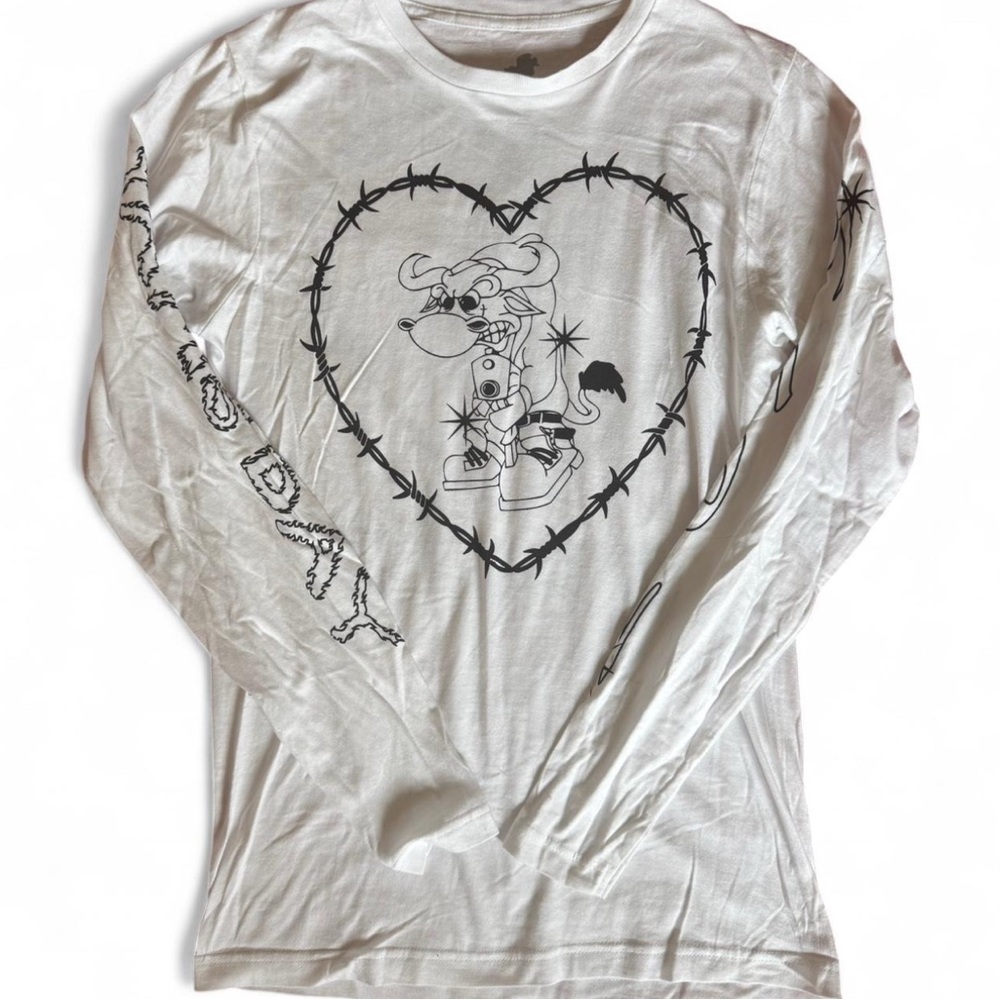 ASAP Rocky Yam’s Day 2019 White Long Sleeve Tee Size Small